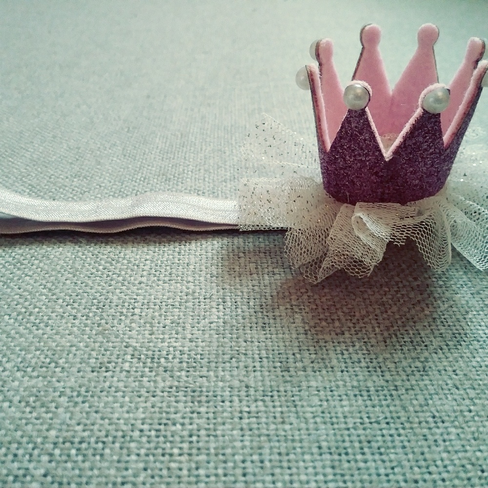 SPARKLE PRINCESS HEADBAND HANDMADE